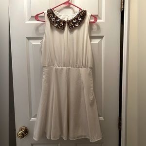 White dress perfect for bridal shower or a party